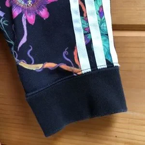 adidas Shirts Tops Adidas Poisonous Garden Flower Cropped